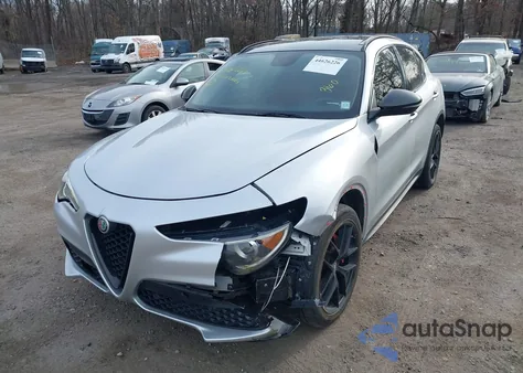 2019 Alfa Romeo Stelvio Sport Awd из США, поврежденный, VIN ZASPAKAN3K7C69645